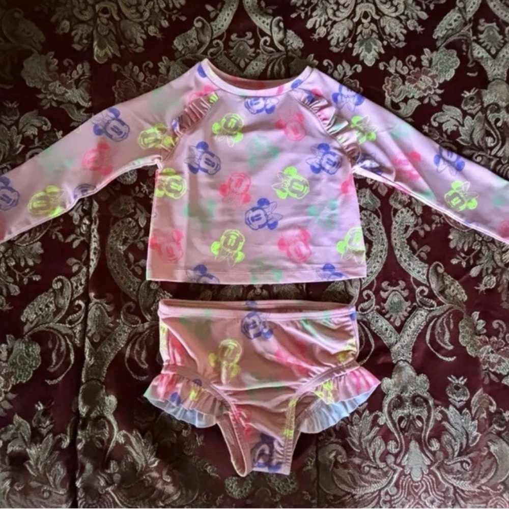 Disney Minnie Mouse 2 Piece Swimsuit for Toddlers